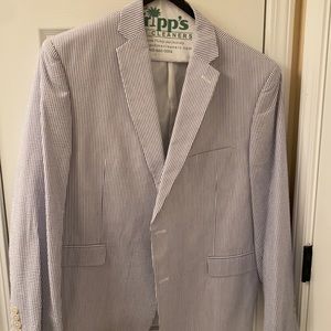 Saddlebred Seersucker Blazer, 46R